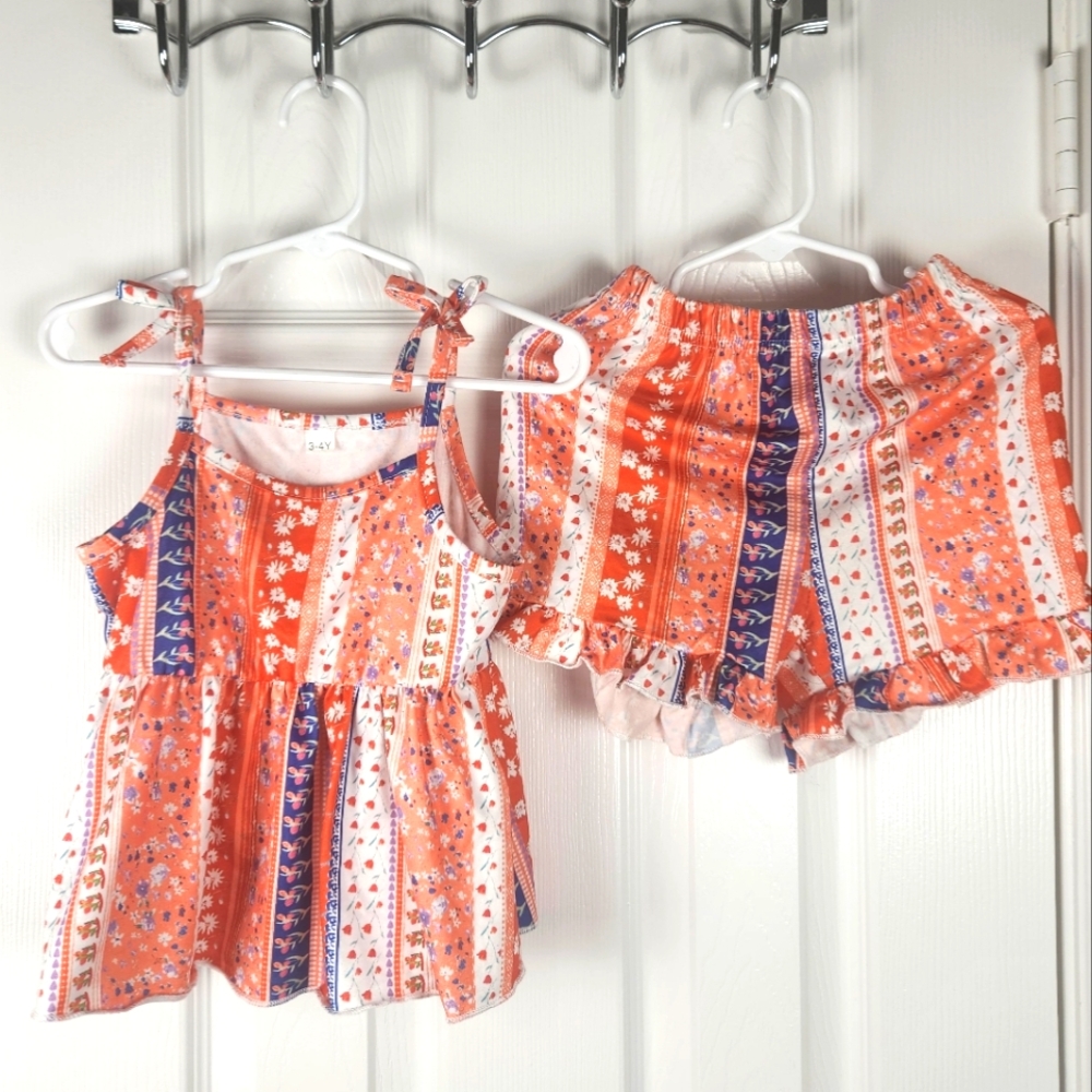 Shein shorts set size 3-4y